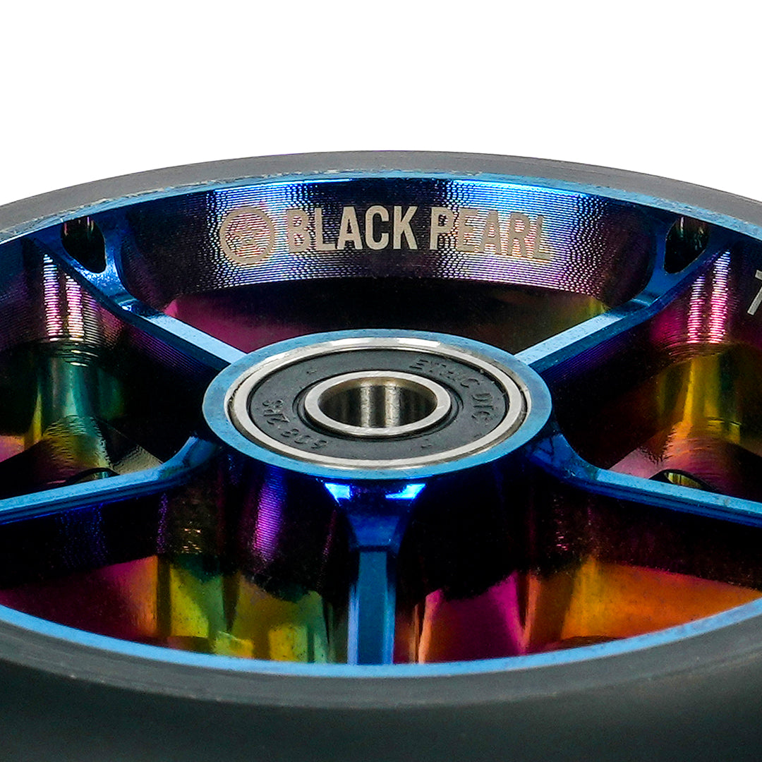 Black Pearl Roue Original V3 Bleu Chrome