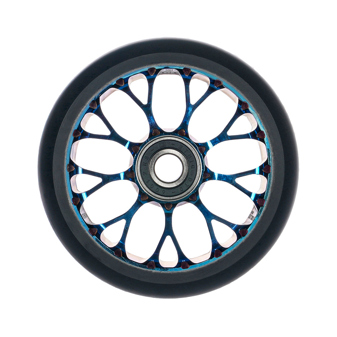 Black Pearl Roue Venom V2 115 Bleu Chrome