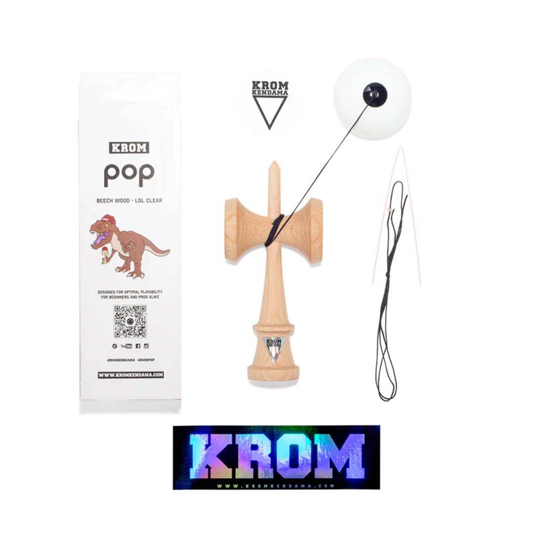 Krom Kendama Pop LOL White