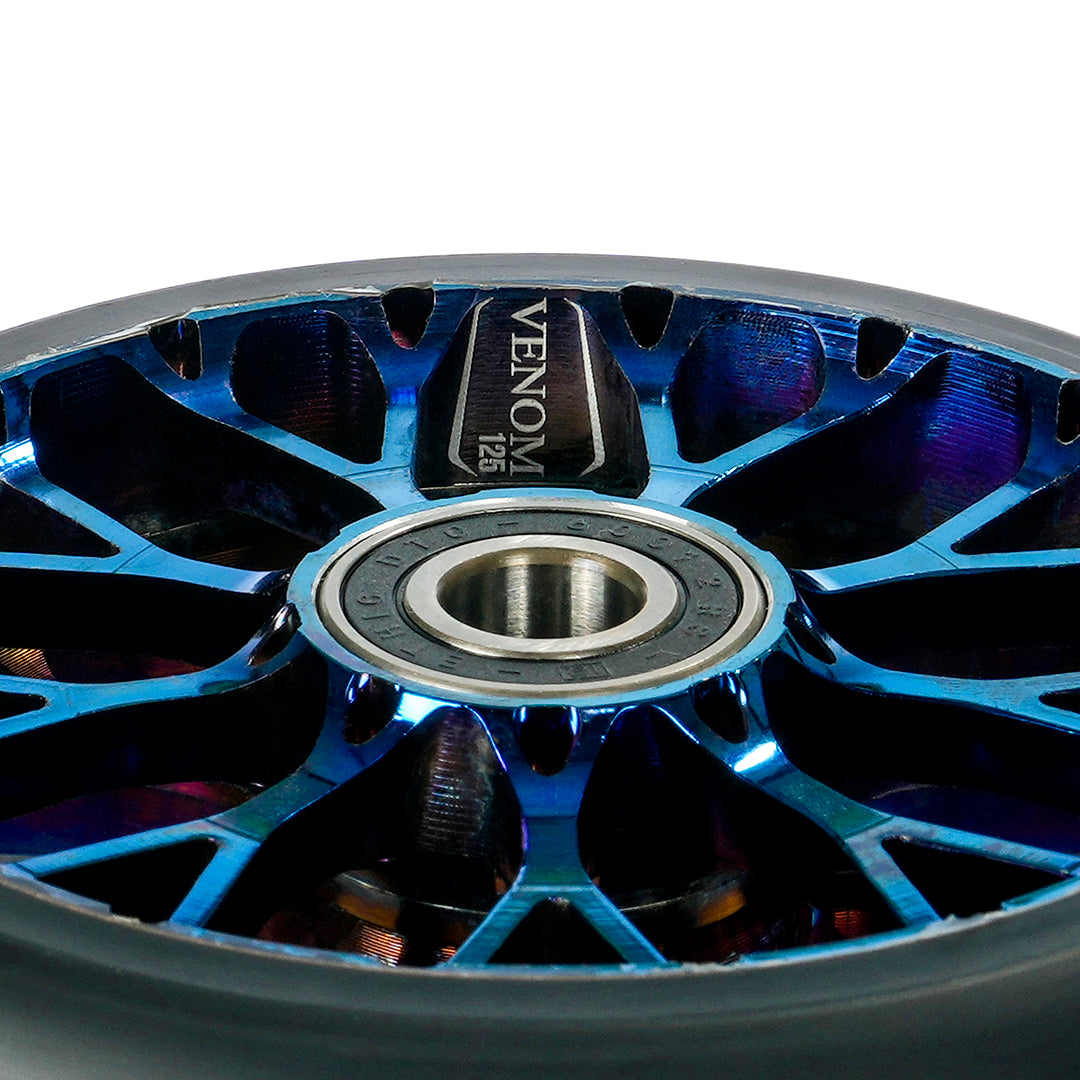Black Pearl Roue Venom V2 125 Bleu Chrome