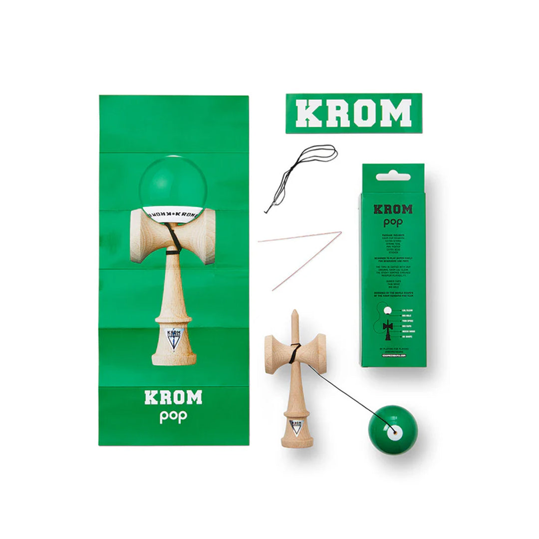 Krom Kendama Pop LOL Dark Green
